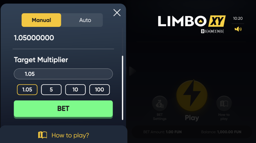 Limbo XY Bet X - Placing a Strategic Bet at Crashbetwin Casino!