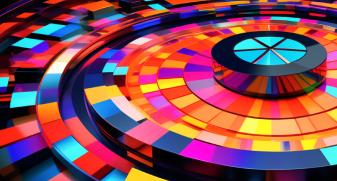 Decentralized Casinos Abstract Digital Casino Art