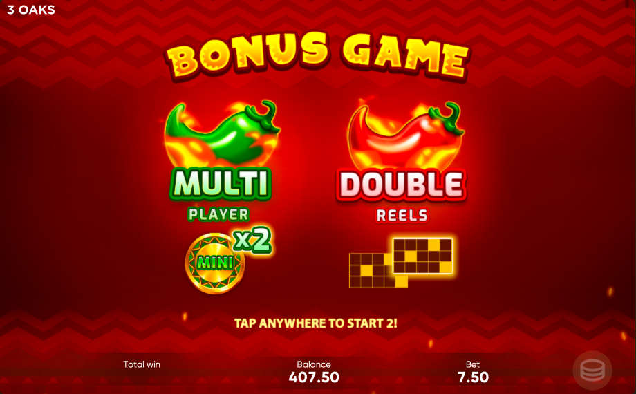 3 Hot Chillies by 3 Oaks Bonus Game