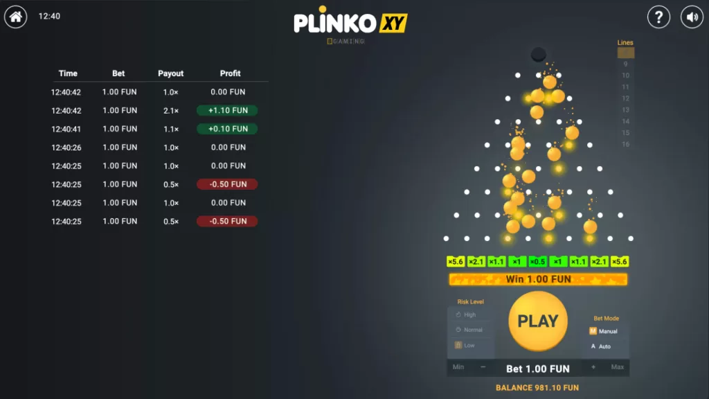 ETHPLAY Plinko