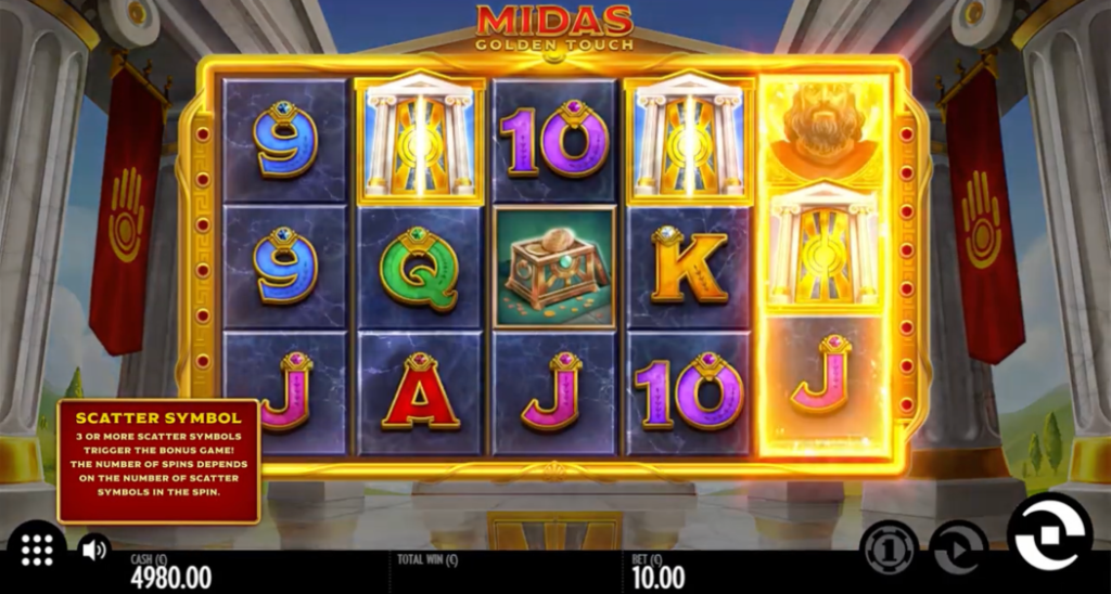 Midas Golden Touch by Thunderkick Slot