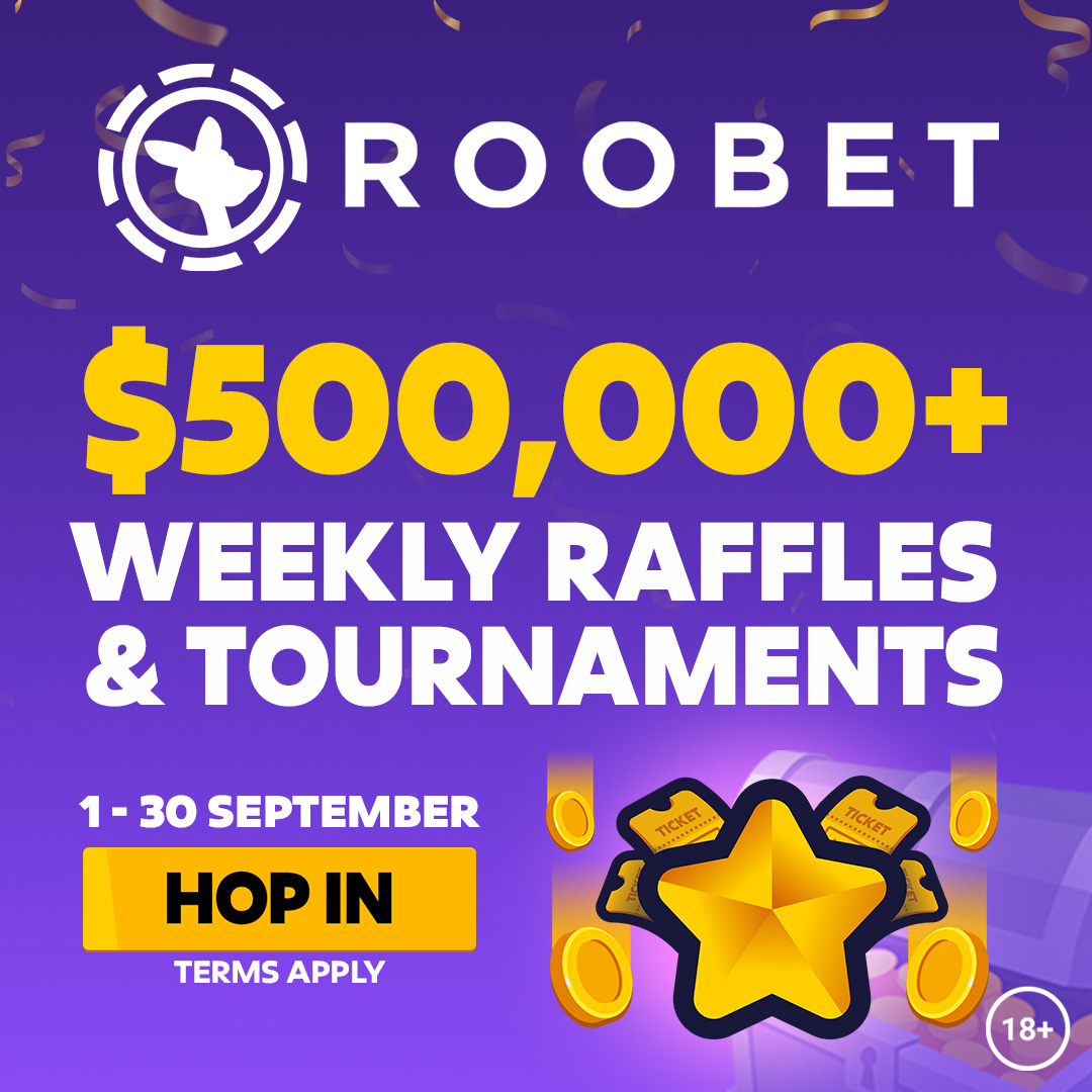 Roobet’s $100,000 September Weekly Raffle