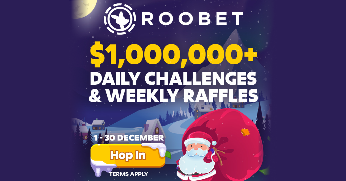 Roobet december 2024 promo Santa’s $1,000,000 Sack is coming to town