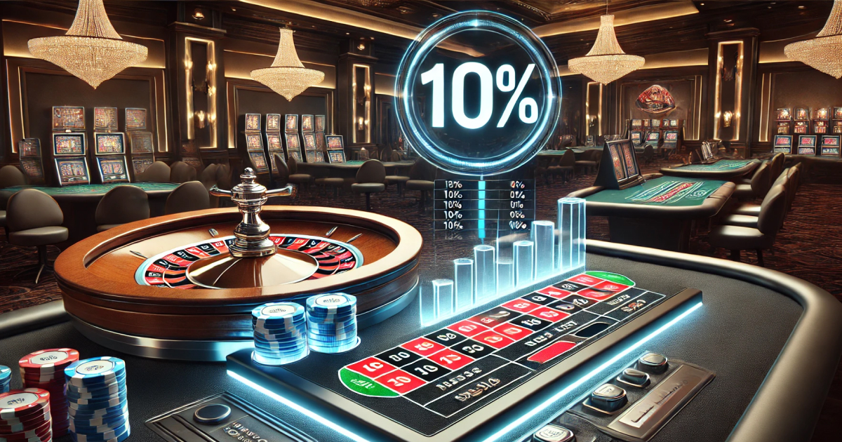 10% roulette betting strategy