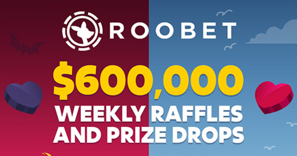 Roobet $600,000 weekly raffles and prize drops february 2025