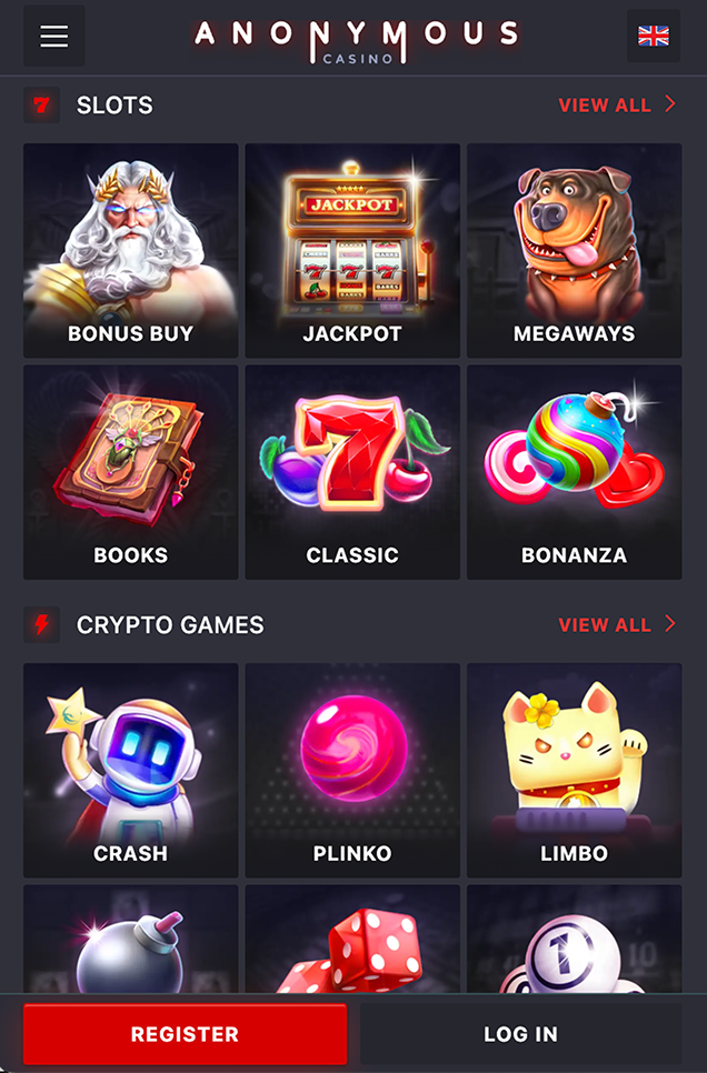 Anonymous casino mobile app